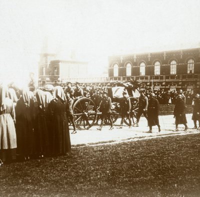 Edith Cavellin hautaus Brysselissä, Belgiassa, 1915 tekijältä Unbekannt