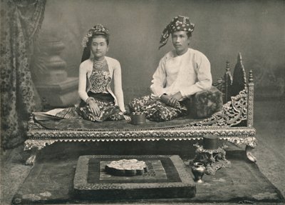 Burman prinssi ja prinsessa, 1900. tekijältä Unbekannt