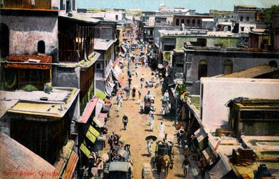 Burra Bazar, Kalkutta, Intia, 1900-luvun alku tekijältä Unbekannt