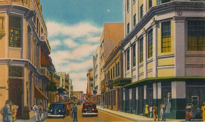 Business Street, Barranquilla, 1940-luku tekijältä Unbekannt