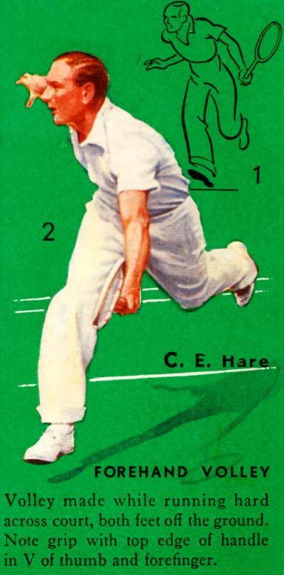 C. E. Hare - Forehand Volley, c1935. tekijältä Unbekannt