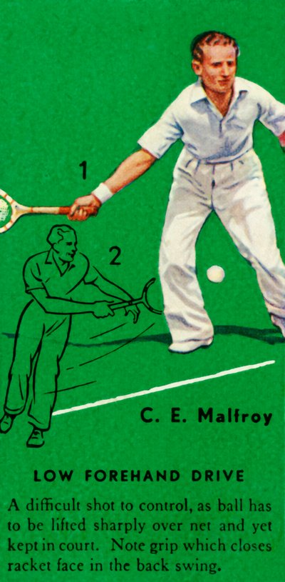 C. E. Malfroy - Low Forehand Drive, c1935. tekijältä Unbekannt