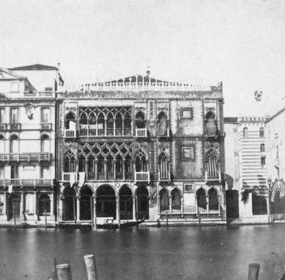Ca dOro, Venetsia, Italia, 1800-luvun loppu tai 1900-luvun alku tekijältä Unbekannt