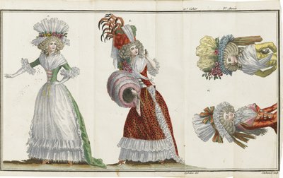 Cabinet des Modes eli uudet muotit, 1786-1788 tekijältä Unbekannt