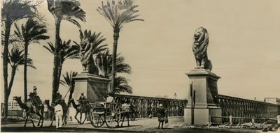 Kairo – Kasr-El-Nil-silta, c1930-c1939. tekijältä Unbekannt