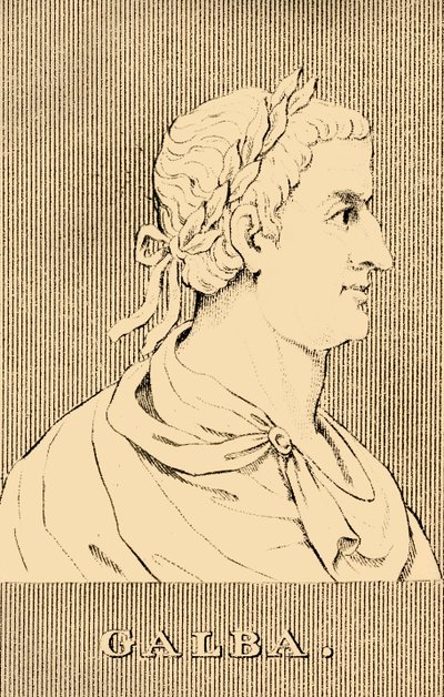 Calba, 3 eKr. - 69 jKr., 1830. tekijältä Unbekannt