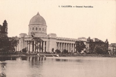 Kalkutta - yleinen postitoimisto, c1900 tekijältä Unbekannt