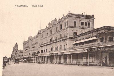 Kalkutta - Grand Hotel, c1905 tekijältä Unbekannt