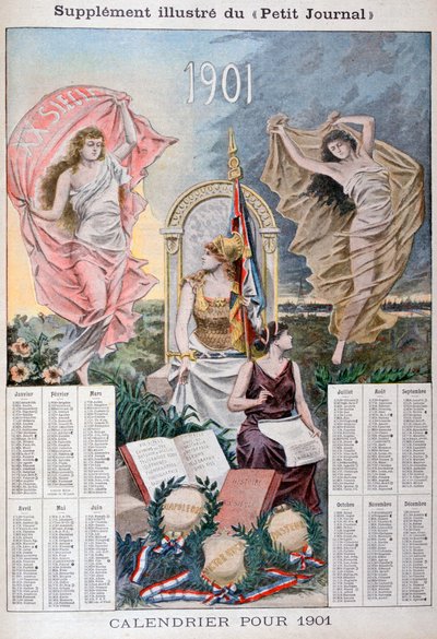 Kalenteri vuodelle 1901 tekijältä Unbekannt