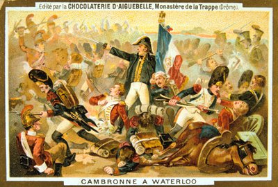 Cambronne Waterloon taistelussa 18. kesäkuuta 1815, 1800-luku tekijältä Unbekannt