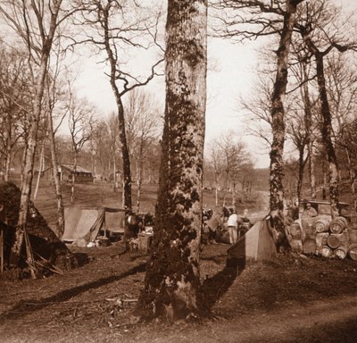 Camp, Genicourt, Pohjois-Ranska, c1914-c1918 tekijältä Unbekannt