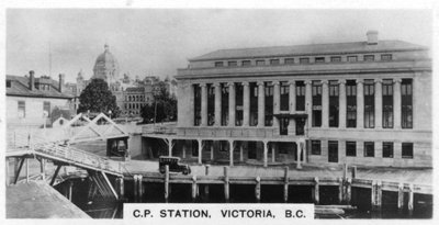 Canadian Pacific Station, Victoria, British Columbia, Kanada, 1920-luku tekijältä Unbekannt