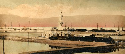Suezin kanava - Terreplainin asema, c1918-c1939. tekijältä Unbekannt