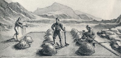Cancha De Beneficiar eli kullan ja hopean yhdistämismuoto, c1826, 1911 tekijältä Unbekannt