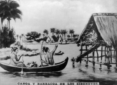 Canoa ja Barbacoa, 1920-luku tekijältä Unbekannt