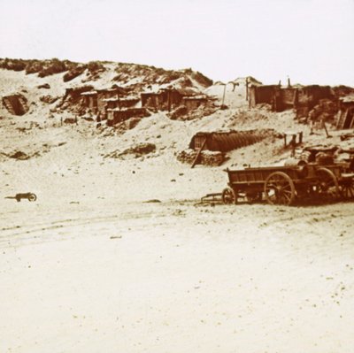 Kantonti dyynissä, Koksijde, Flanderi, Belgia, c1914-c1918 tekijältä Unbekannt