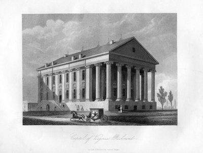 Capitol of Virginia, Richmond, USA, 1855 tekijältä Unbekannt