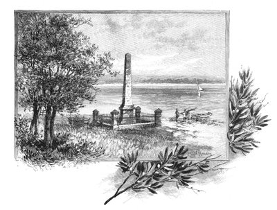 Captain Cooksin laskeutumispaikka, Botany Bay, New South Wales, Australia, 1886 tekijältä Unbekannt