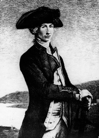 Kapteeni Horatio Nelson, 1777-1781, 1800-luku tekijältä Unbekannt