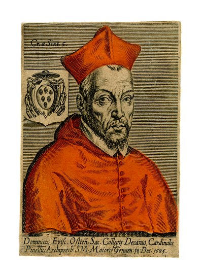 Kardinaali Pinette, 1585 tekijältä Unbekannt