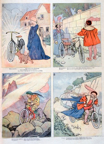 Karikatyyrit legendasta Faustista, 1894 tekijältä Unbekannt