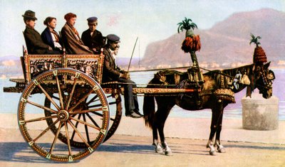 Kärry, Palermo, Sisilia, v1923 tekijältä Unbekannt