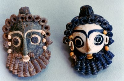 Karthagolaiset naamiot, Tunisia, 4.-3. vuosisadalla eKr tekijältä Unbekannt
