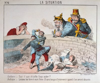 Sarjakuva, Pariisin kommuuni, 1871. tekijältä Unbekannt