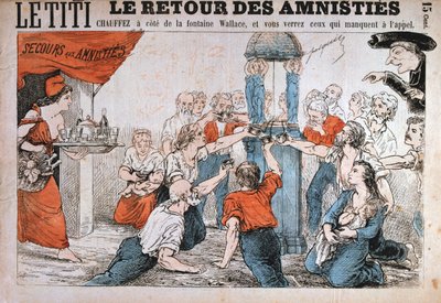 Sarjakuva, Pariisin kommuuni, 1871 tekijältä Unbekannt