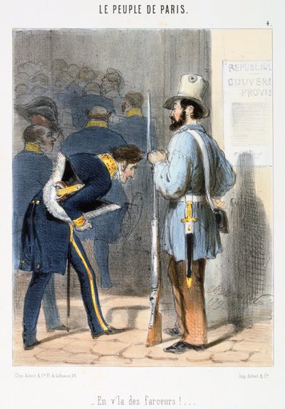 Sarjakuva Pariisin kommuunista, 1870-luku. tekijältä Unbekannt