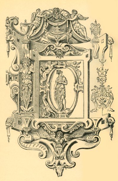 Cartouche, 1500-luvun puoliväli, 1881. tekijältä Unbekannt