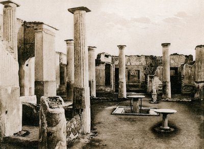 Marco Olconion talo, Pompeji, Italia, 1900-luku tekijältä Unbekannt