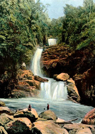 Kaskadi Namorassa, Madagaskarilla, 1800-luvun lopulla tekijältä Unbekannt