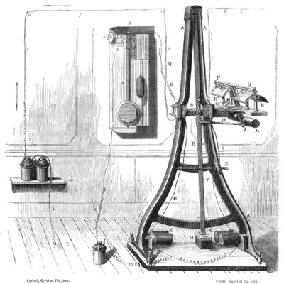 Casellis-pantelegraph vuodelta 1865, c1870 tekijältä Unbekannt
