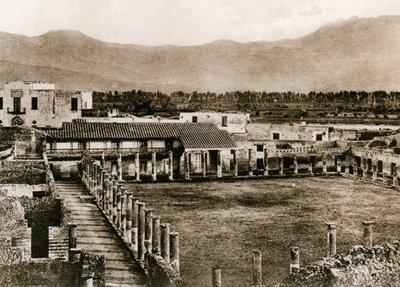 Glagiaattorien kasarmi, Pompei, Italia, 1900-luku tekijältä Unbekannt