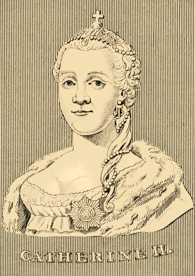 Katariina II, 1729-1796, 1830. tekijältä Unbekannt
