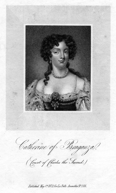Katariina Braganzasta, Englannin kuninkaan Kaarle II:n kuningatar puoliso, 1821 tekijältä Unbekannt