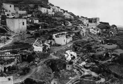 Atalayan luola-asunnot, Gran Canaria, Kanariansaaret, Espanja, 1900-luku tekijältä Unbekannt