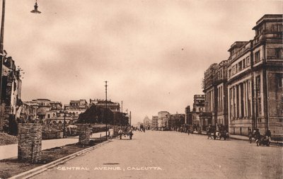 Central Avenue, Calcutta, c1900 tekijältä Unbekannt