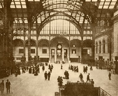 Central Hall, Pennsylvania Station, New York Pennsylvania Railroad Company, 1930. tekijältä Unbekannt