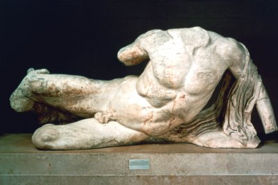 Cephisus tai Illisus Parthenonin länsipäädystä, 447-432 eKr. tekijältä Unbekannt