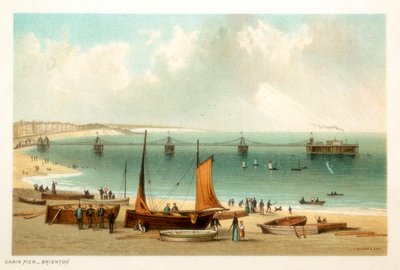 Ketjulaituri, Brighton, Sussex, c1889 tekijältä Unbekannt