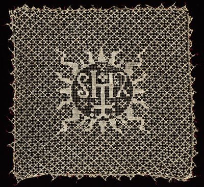 Chalice Veil ja Monogram of Christ, 1500-luku. tekijältä Unbekannt
