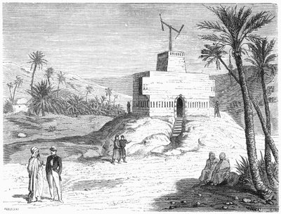 Chappesin ilmalennätinjärjestelmä, Algeria, 1800-luvun puoliväli, n. 1870. tekijältä Unbekannt