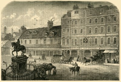 Charing Cross Northumberland Housesta vuonna 1750, 1881. tekijältä Unbekannt