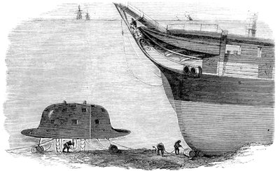 Charles Babbages ehdotti sukelluskelloa vuonna 1855 tekijältä Unbekannt
