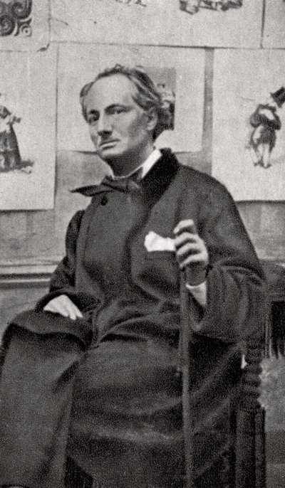 Charles Baudelaire, ranskalainen runoilija ja taidekriitikko, 1857 tekijältä Unbekannt