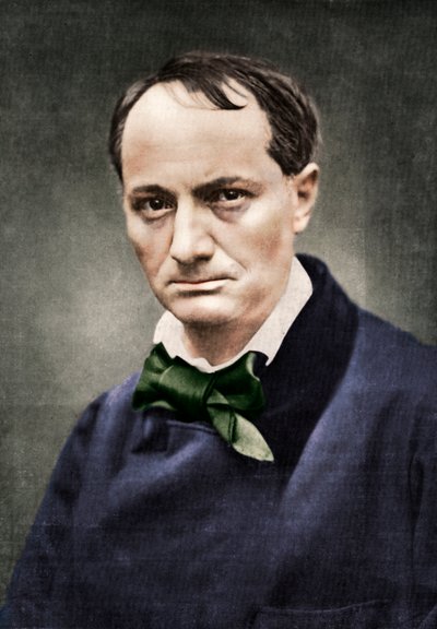 Charles Baudelaire, vaikutusvaltainen ranskalainen runoilija, kriitikko ja kääntäjä, 1800-luvun puoliväli. tekijältä Unbekannt