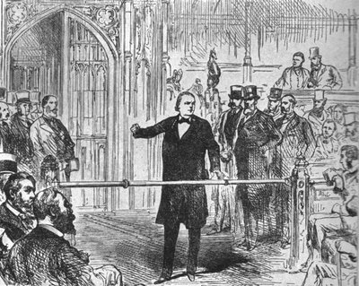 Charles Bradlaugh... Vaatii oikeutta vahvistaa uskollisuutta..., 1880, 1901. tekijältä Unbekannt