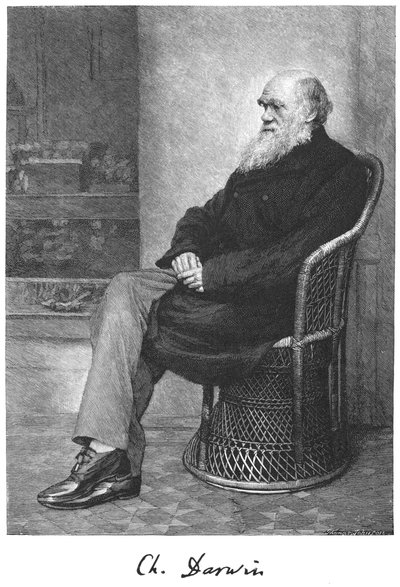 Charles Darwin, englantilainen luonnontieteilijä, 1883 tekijältä Unbekannt